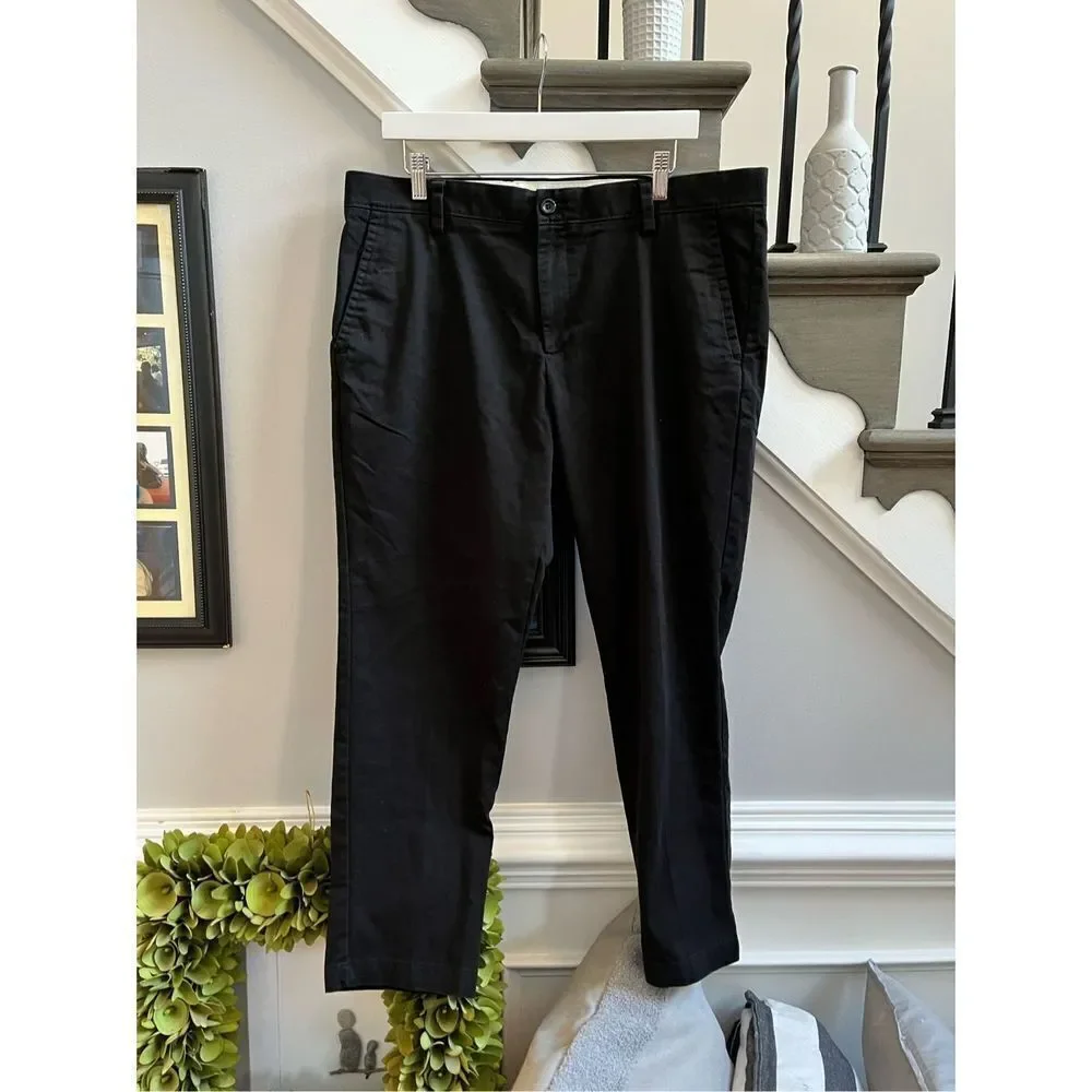 Dockers Black Slim Fit Khaki Pants sz 36X29